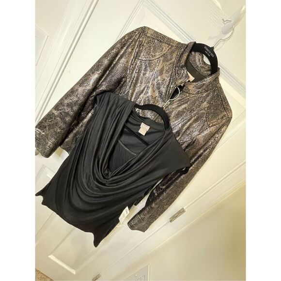 Chicos women’s bundle kit jacket and sleeveless blouse size 0 small - Picture 1 of 13